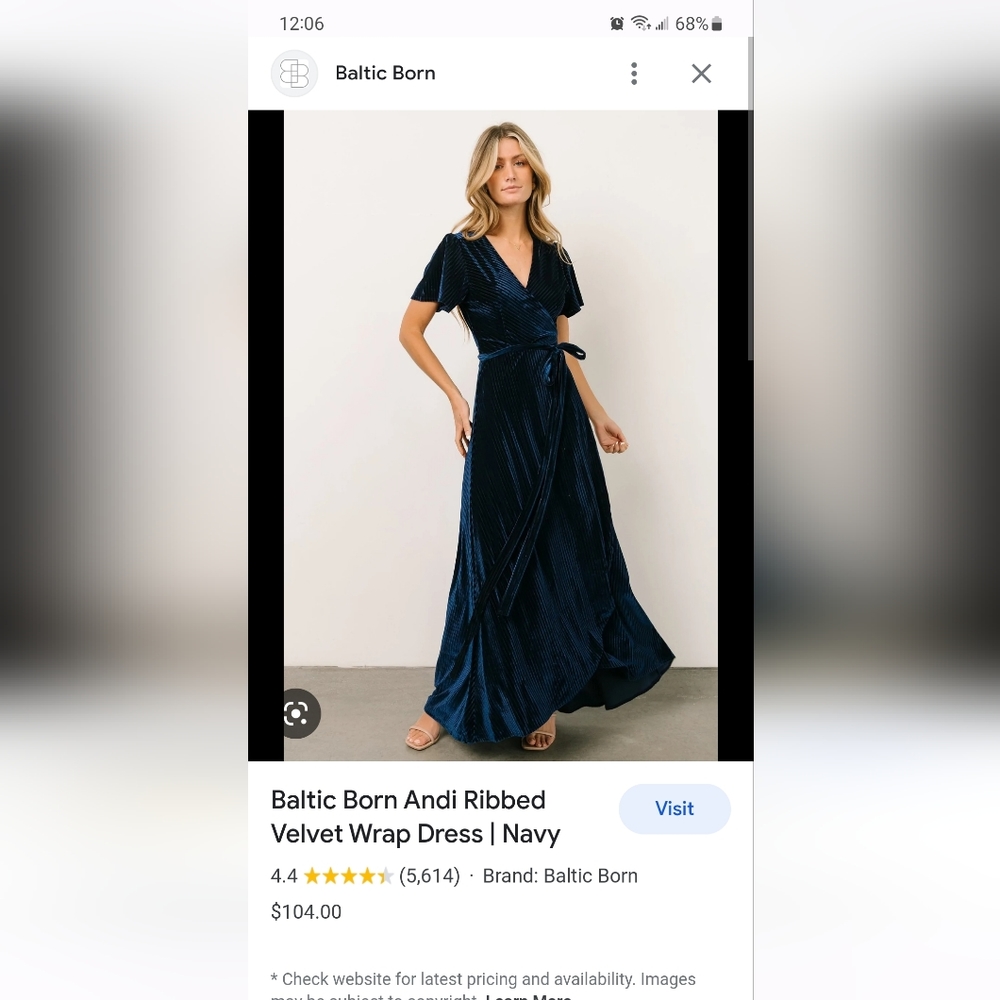 Baltic Born Velvet dress